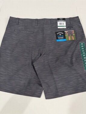 Callaway Men’s Stretch Performance Golf Shorts - Gray